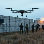 Imagen relacionada con muro antidrones Europa