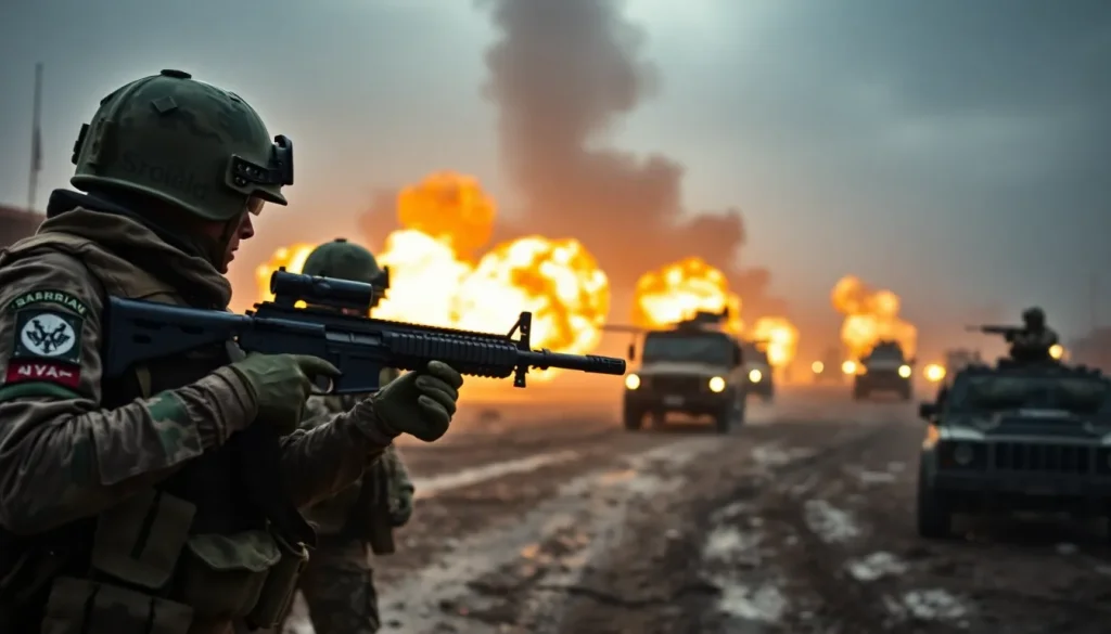 Imagen relacionada con combate Donbás