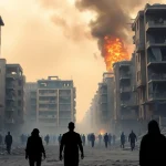 Imagen relacionada con genocidio en Gaza