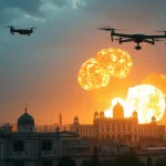 Imagen relacionada con ataques aéreos Israel Siria