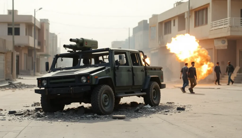 Imagen relacionada con ataque dron Bagdad