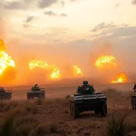 Imagen relacionada con intercambio de fuego Hezbolá Israel