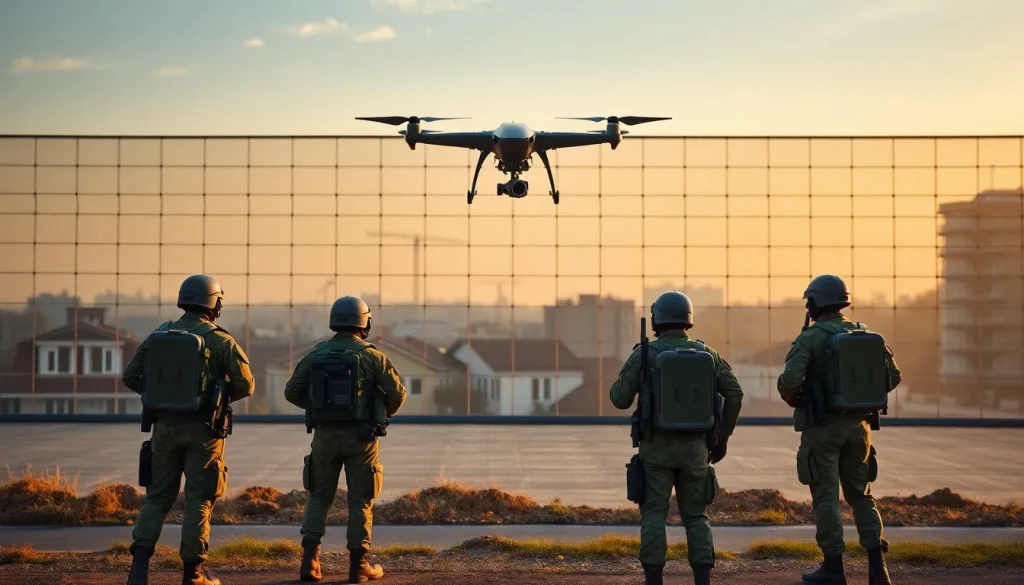 Imagen relacionada con muro antidrones Europa