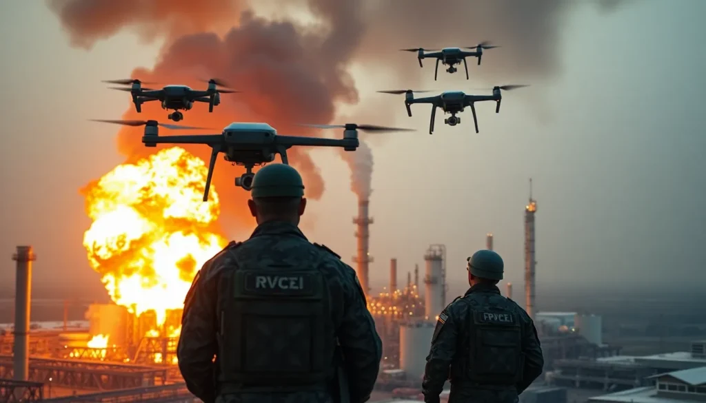 Imagen relacionada con ataque drone Ucrania Riazán