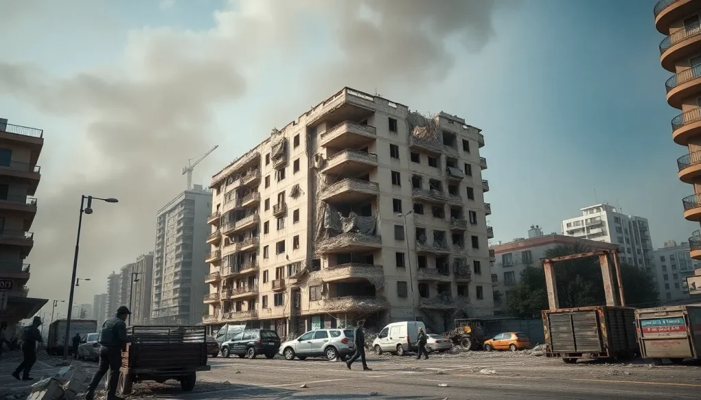 Imagen relacionada con ataque israelí Beirut