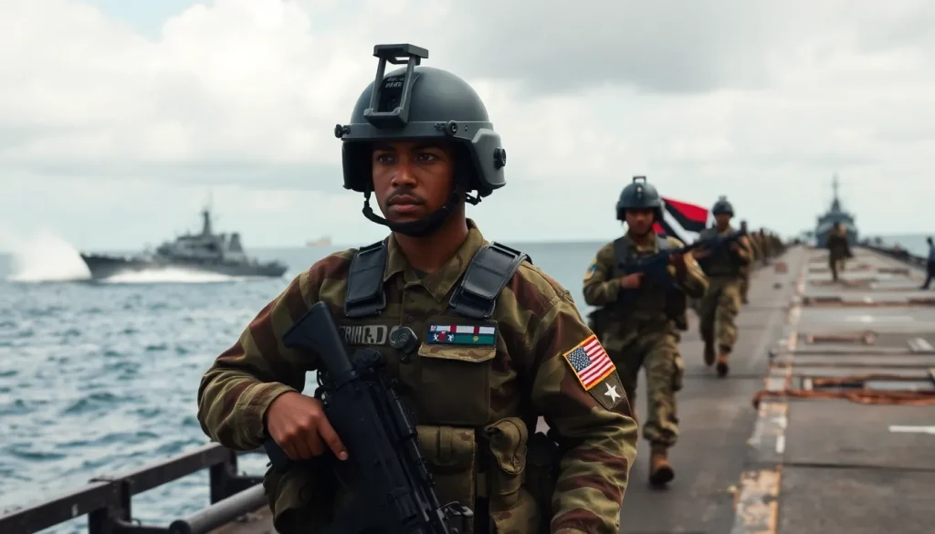 Imagen relacionada con ejercicios militares Estados Unidos Caribe