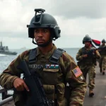 Imagen relacionada con ejercicios militares Estados Unidos Caribe