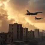 Imagen relacionada con ataques aéreos Yemen