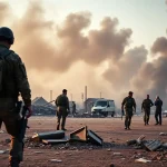 Imagen relacionada con ataques israelíes en Siria