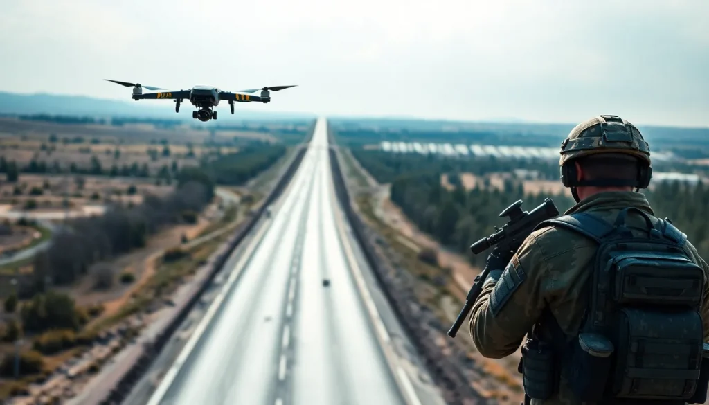 Imagen relacionada con drones en conflicto Ucrania Rusia