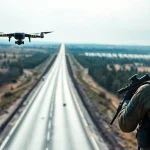 Imagen relacionada con drones en conflicto Ucrania Rusia
