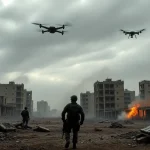 Imagen relacionada con ofensiva aérea Gaza