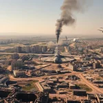 Imagen relacionada con bombardeos israelíes en Siria