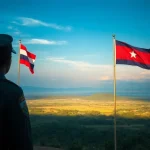 Imagen relacionada con acuerdo de alto el fuego Tailandia Camboya