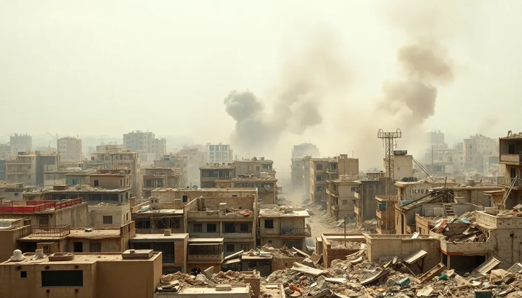 Imagen relacionada con bombardeos en Rafah