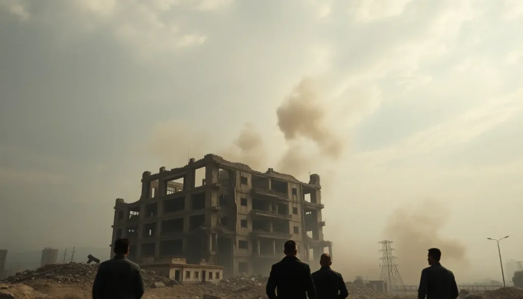 Imagen relacionada con ataque aéreo en Damasco