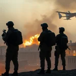 Imagen relacionada con ataques aéreos Israel Damasco