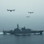 Imagen relacionada con drones iraníes Shahed seguridad naval Ormuz