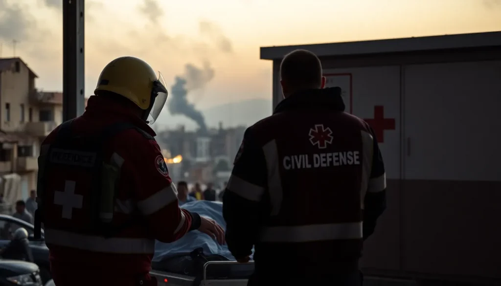 Imagen relacionada con paramédicos sur de Líbano conflicto 2026