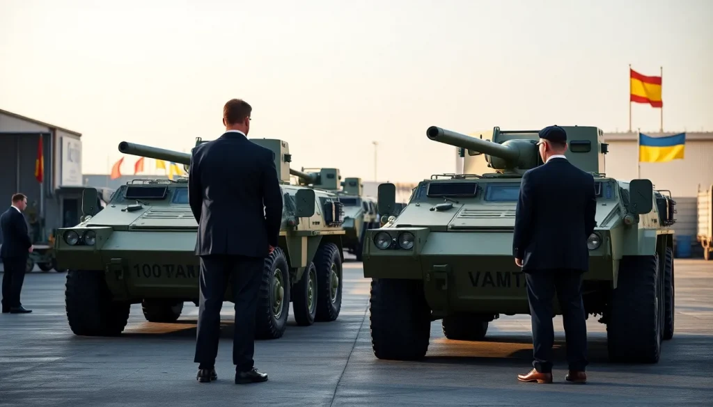 Imagen relacionada con apoyo de España a Ucrania munición VAMTAC 155 mm