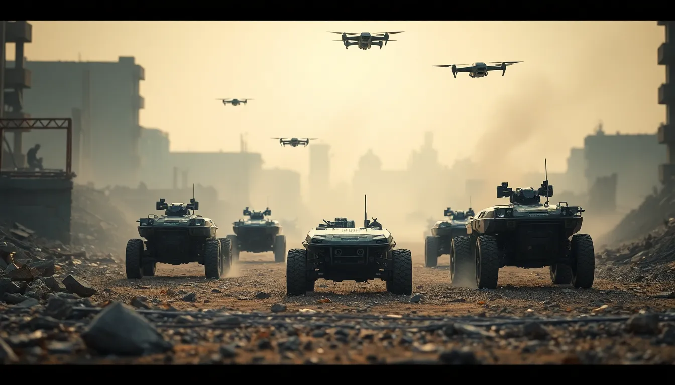 Imagen relacionada con drones terrestres ucranía combate