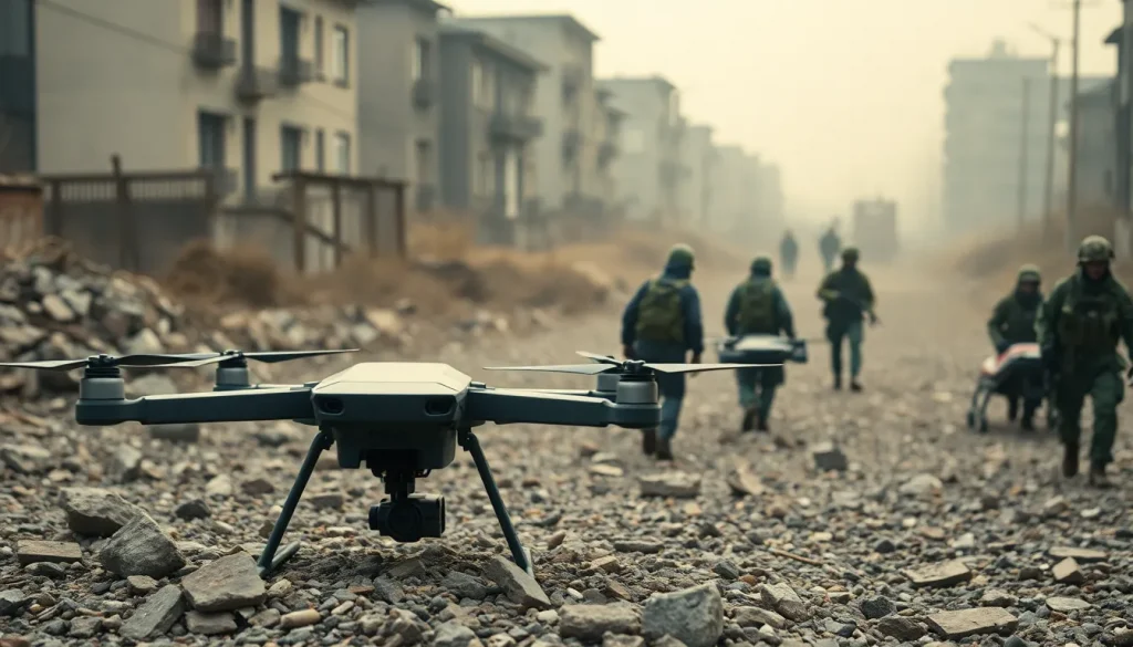 Imagen relacionada con drones terrestres Ucrania infantería reemplazo