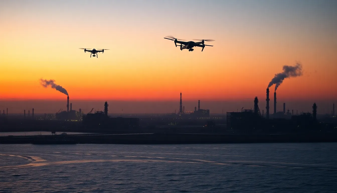 Imagen relacionada con ataques con drones Irán Golfo