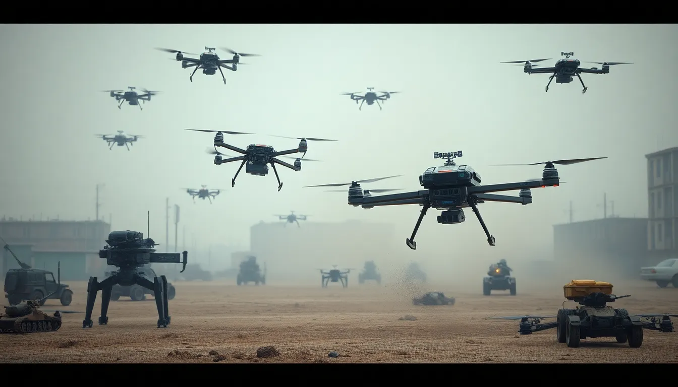 Imagen relacionada con robots militares autónomos en Ucrania