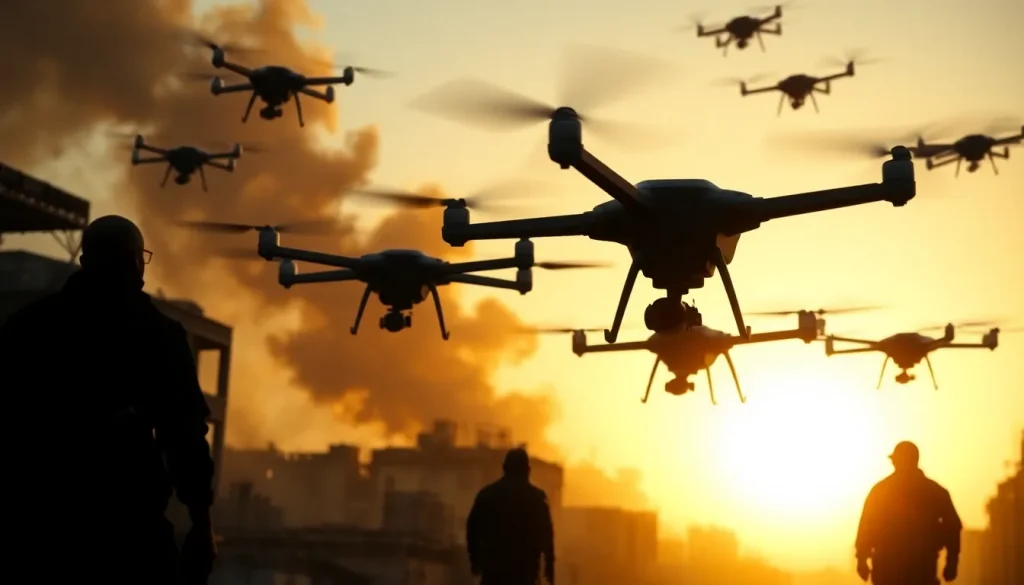 Imagen relacionada con ataque drones Moscú