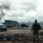 Imagen relacionada con ataque drones Henichesk Ucrania