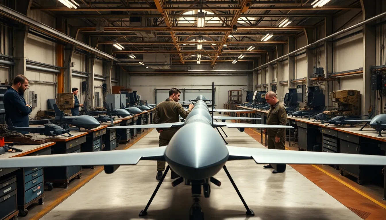 Imagen relacionada con Producción drones militares Europa