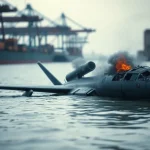 Imagen relacionada con dron Magura V5 puerto Constanza