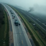 Imagen relacionada con bloqueo logístico Ucrania drones