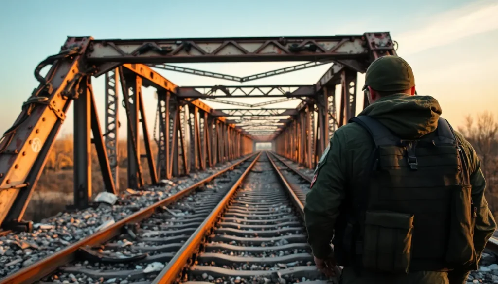 Imagen relacionada con puente ferroviario Crimea