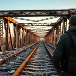 Imagen relacionada con puente ferroviario Crimea